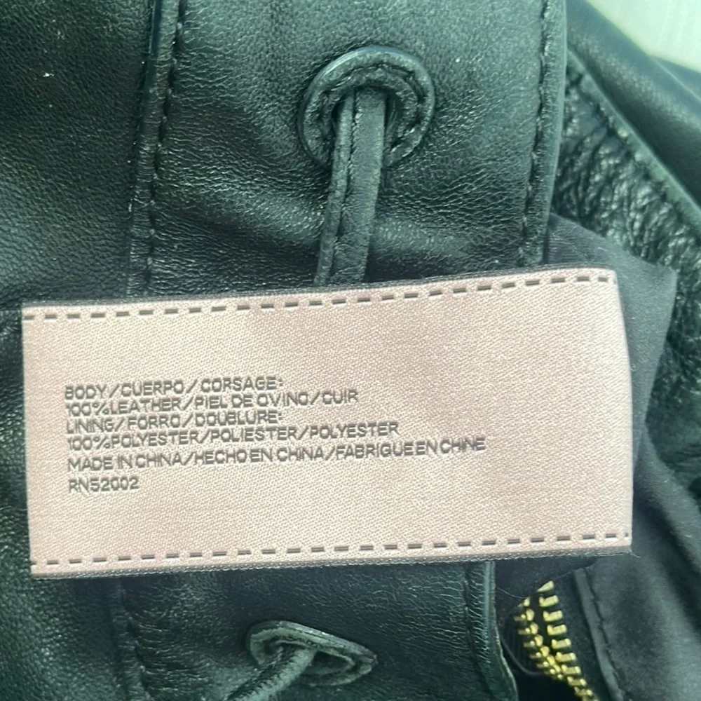 Vintage Juicy Couture, black, soft, leather bag